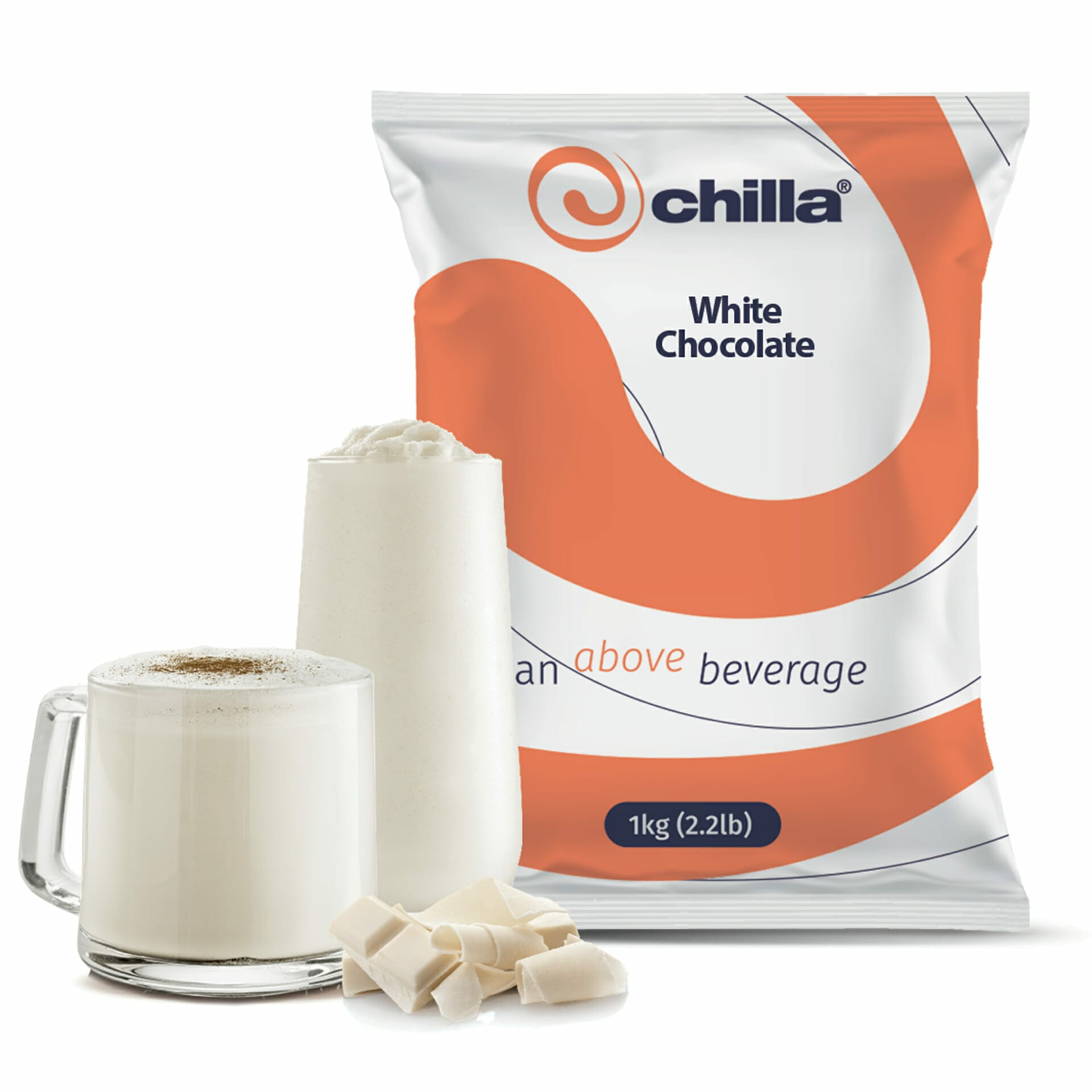 Chilla Decadent White Chocolate Powder 1kg - Dairy