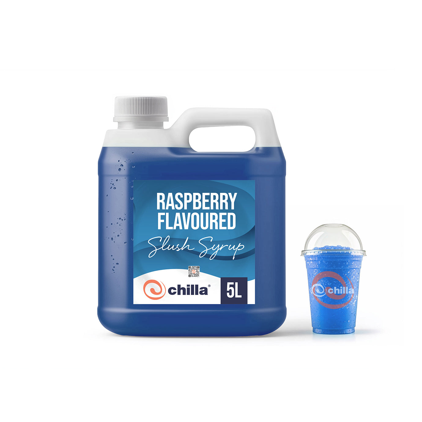 Chilla  Raspberry Slush Syrup (Blue) 5lt