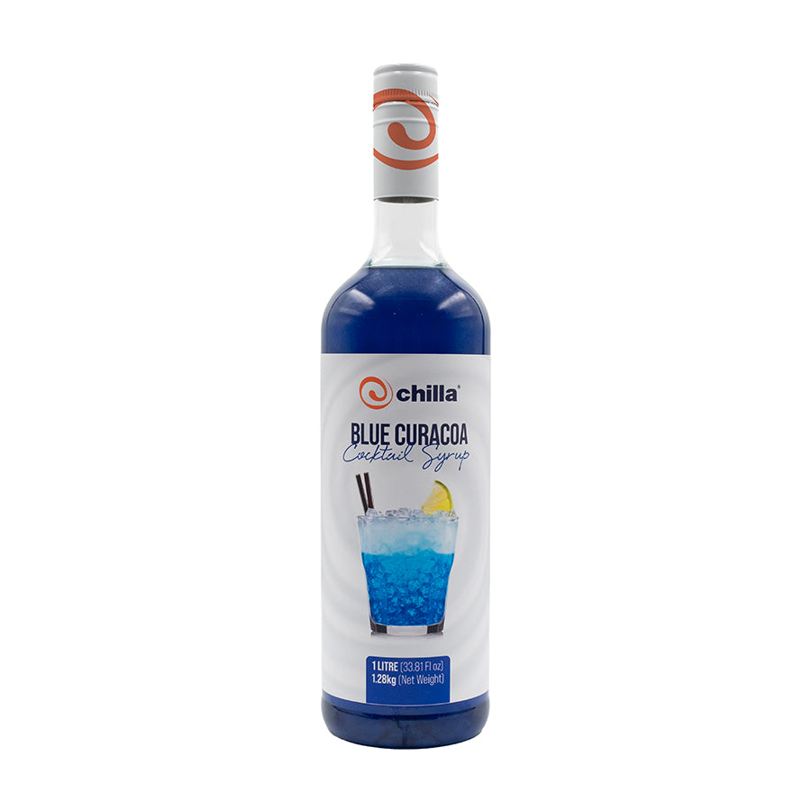 Chilla Blue Curacoa Syrup 1lt