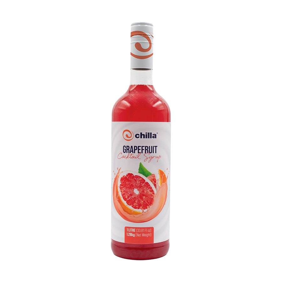 Chilla Pink Grapefruit Syrup 1lt