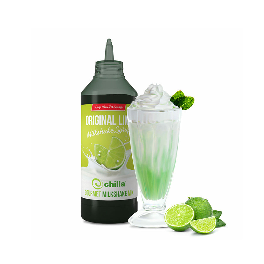 Chilla Lime Milkshake Syrup 1lt