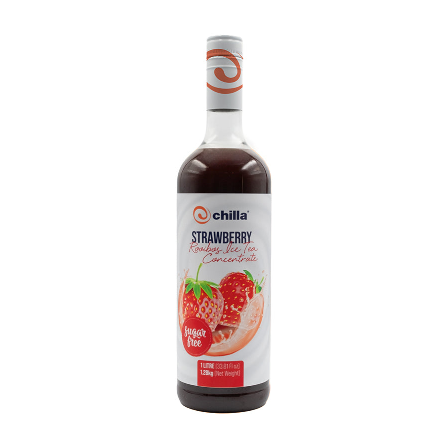 Chilla Strawberry Sugar Free Rooibos Ice Tea 1lt