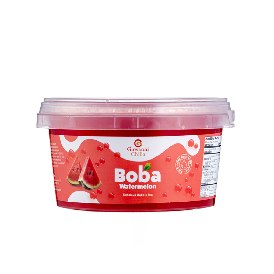 Watermelon Popping Boba 500g - Not Kosher