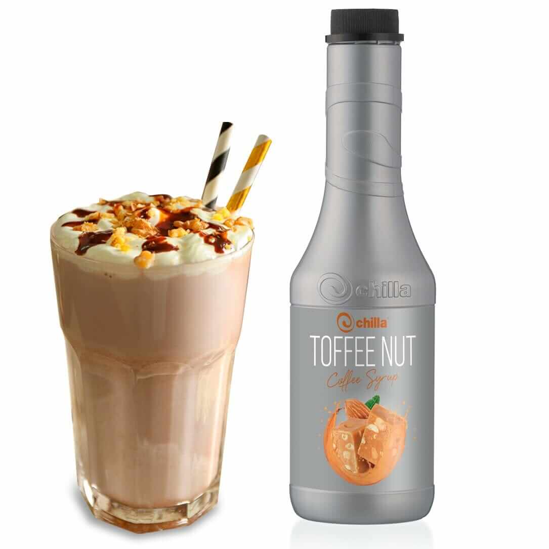 chilla coffee syrup toffee nut